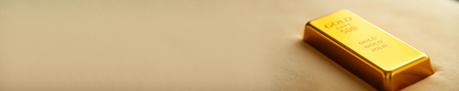 Gold banner